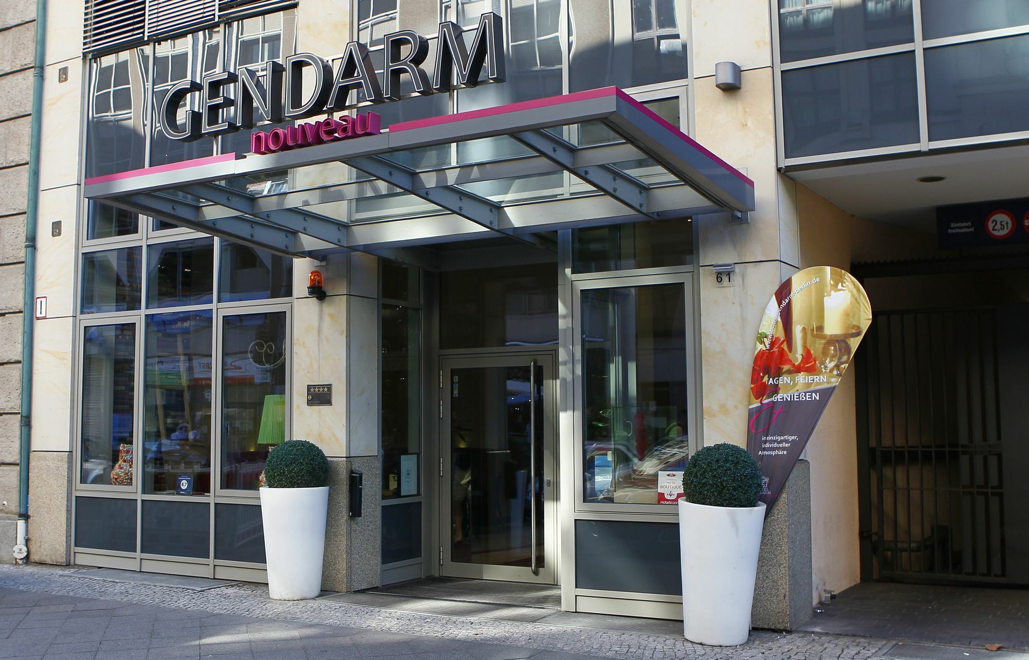 Hotel Gendarm Nouveau Berlin Exterior foto